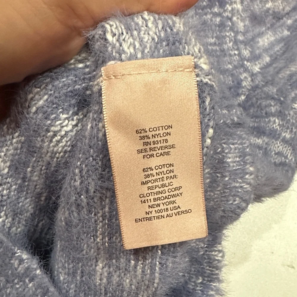 NEW Philosophy women Crewneck Sweater in Soft Blue size S - Picture 9 of 9